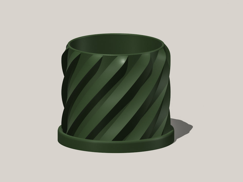 Thicc Spiral Plant Pot