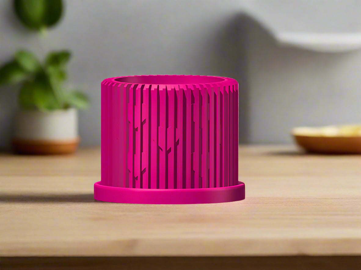 Modern Heart-Shaped Planter with Drainage & Saucer – Unique Valentine’s Day Gift for Plant Lovers, 3d Printed Planter Home Hosting Decor,
