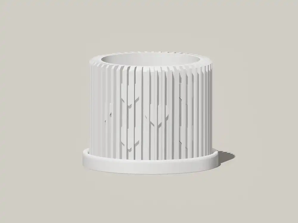 Modern Heart-Shaped Planter with Drainage & Saucer – Unique Valentine’s Day Gift for Plant Lovers, 3d Printed Planter Home Hosting Decor,