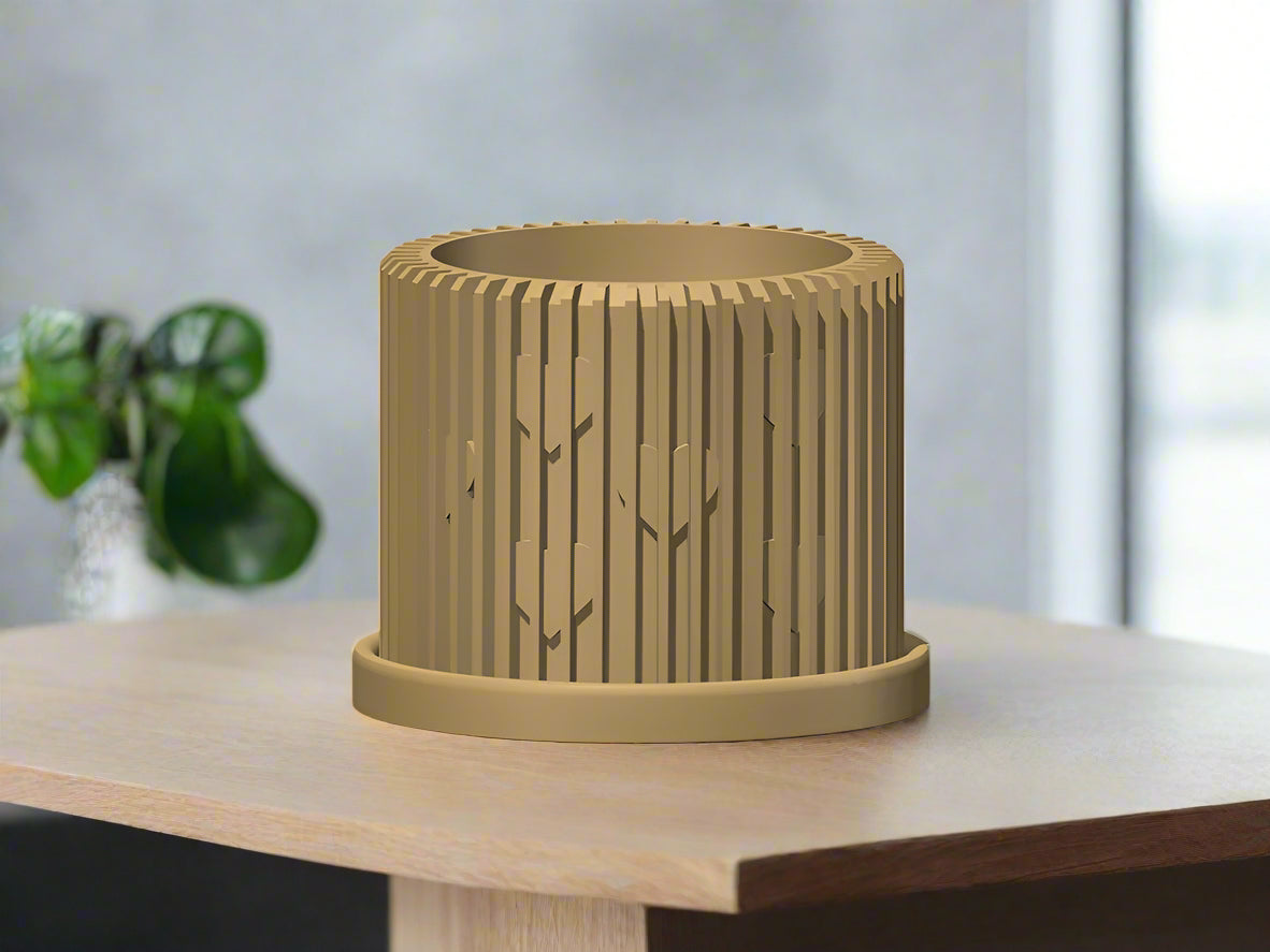 Modern Heart-Shaped Planter with Drainage & Saucer – Unique Valentine’s Day Gift for Plant Lovers, 3d Printed Planter Home Hosting Decor,