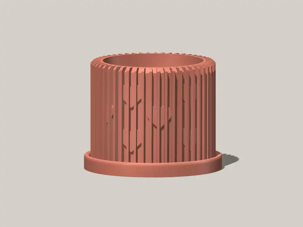 Modern Heart-Shaped Planter with Drainage & Saucer – Unique Valentine’s Day Gift for Plant Lovers, 3d Printed Planter Home Hosting Decor,