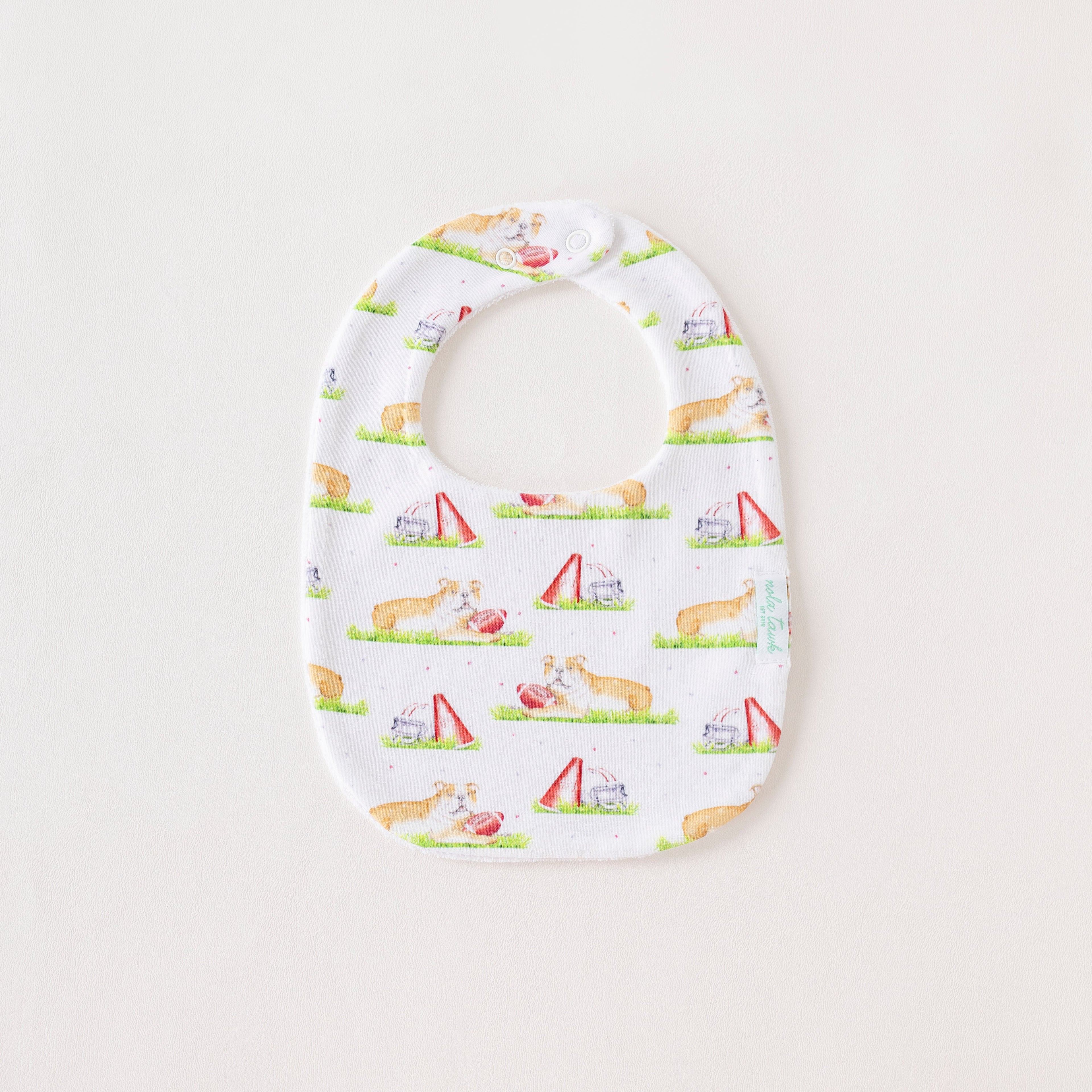 Mascot Mania in Mississippi Organic Cotton Baby Bib