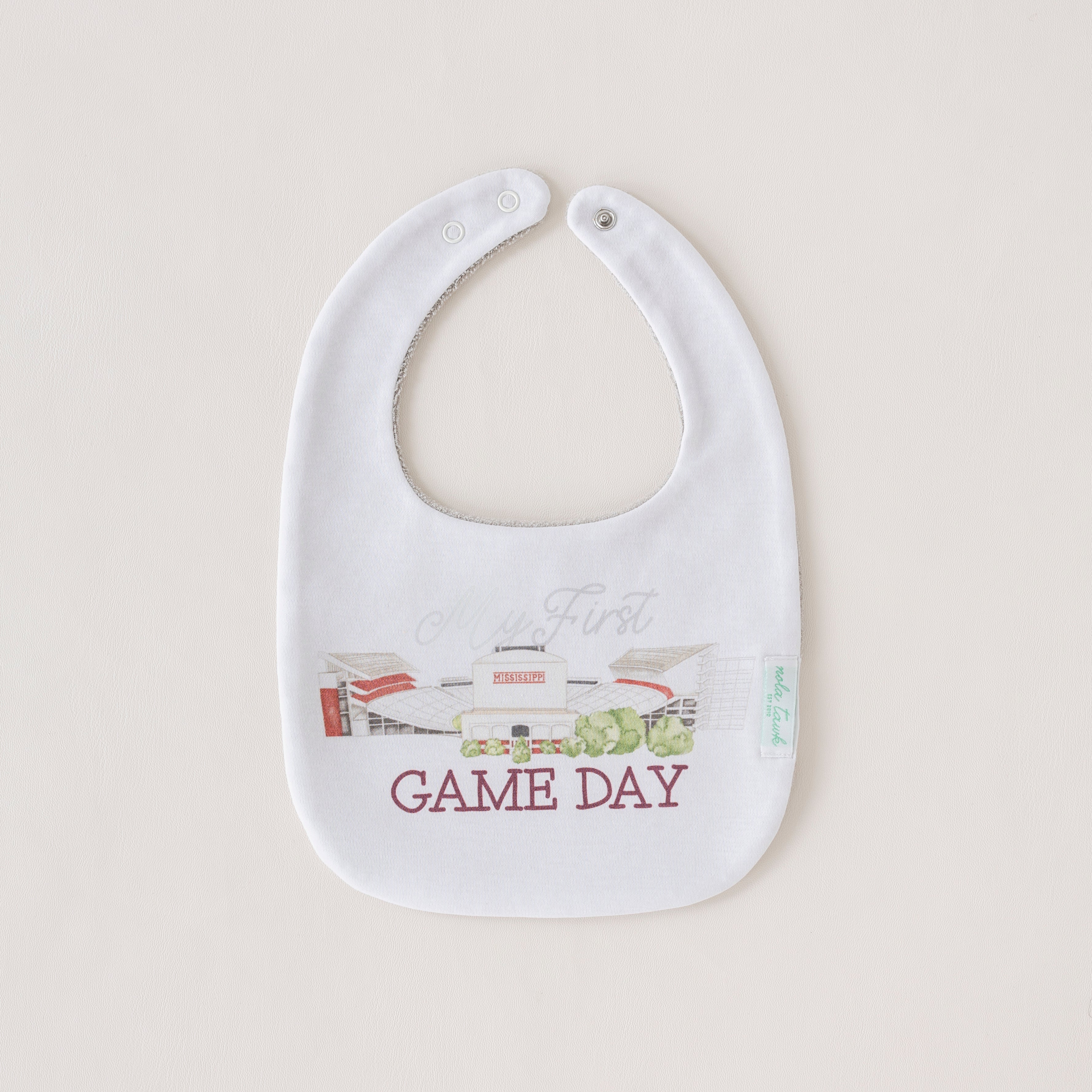 My First Game Day - Mississippi Organic Cotton Baby Bib