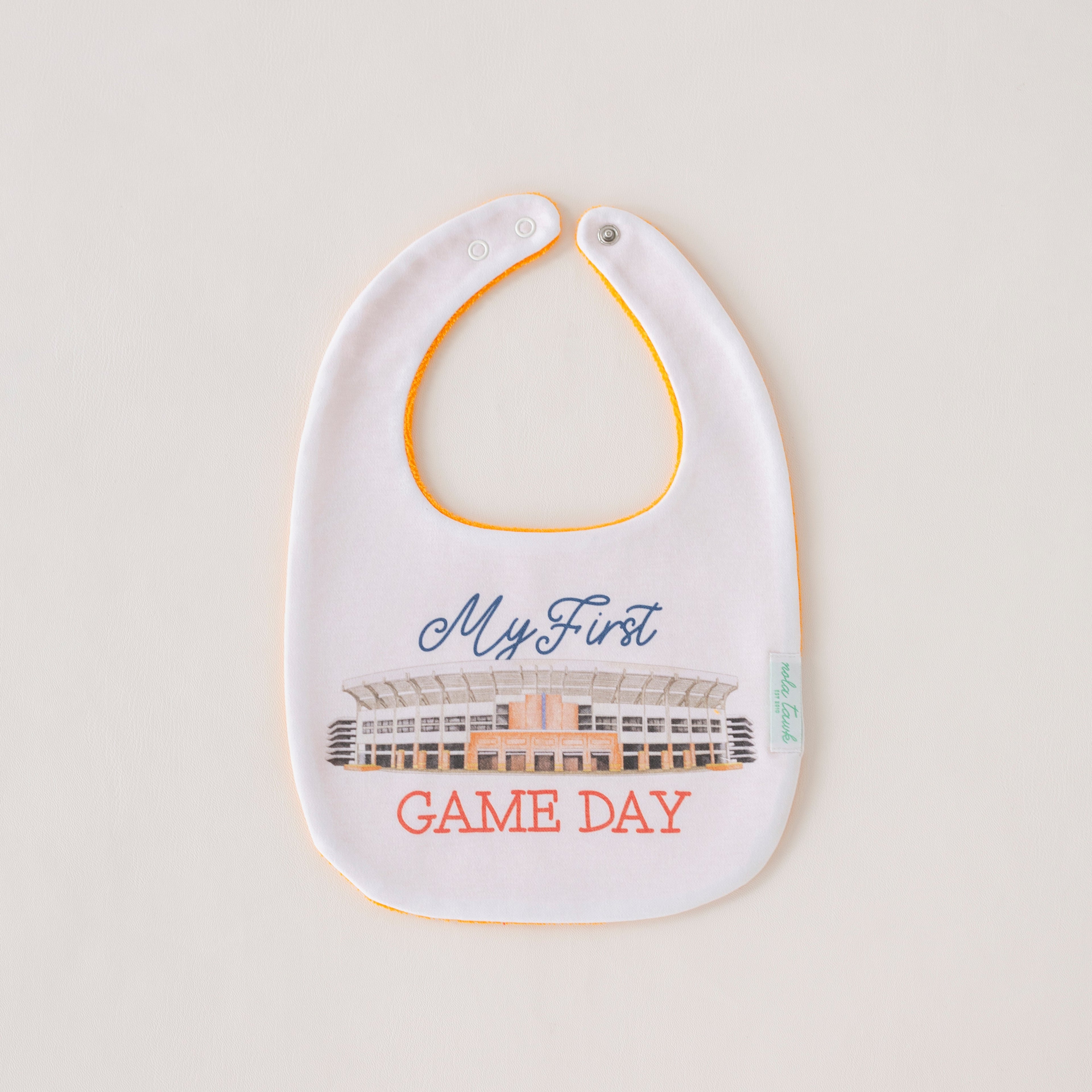 My First Game Day - Auburn Organic Cotton Baby Bib