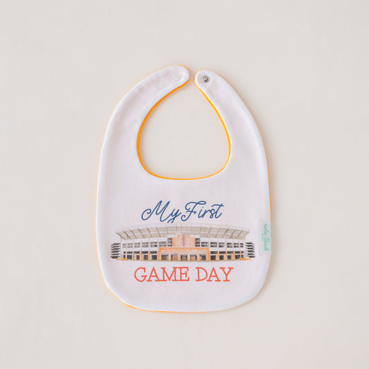 My First Game Day - Auburn Organic Cotton Baby Bib