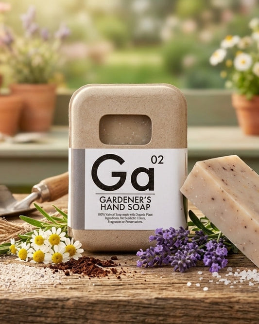 Organic Gardener's Hand Soap Bar – Removes Garden Grime