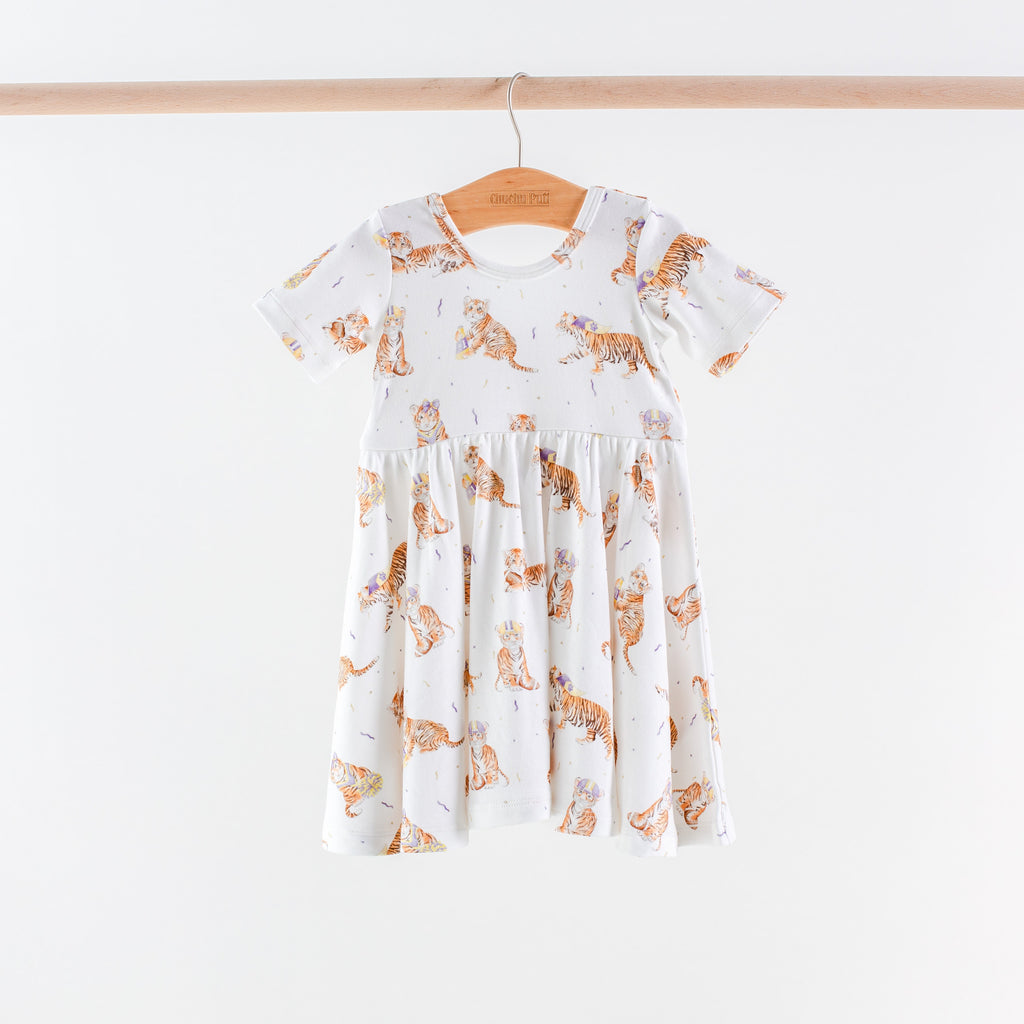 MVC: Louisiana Tigers Organic Cotton Twirl Dress