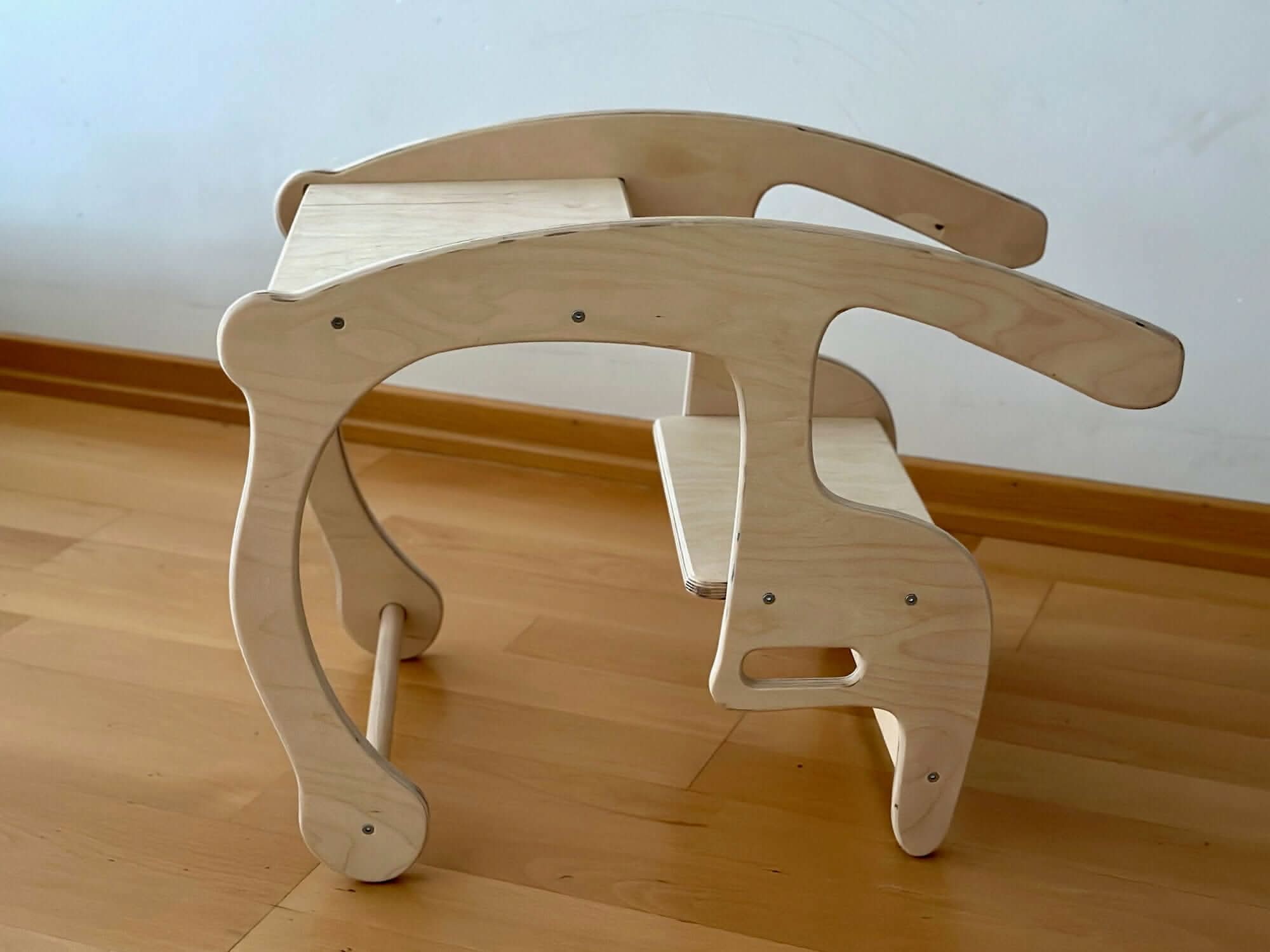 2in1 Wooden Seesaw & Desk for Kids' Skill Development