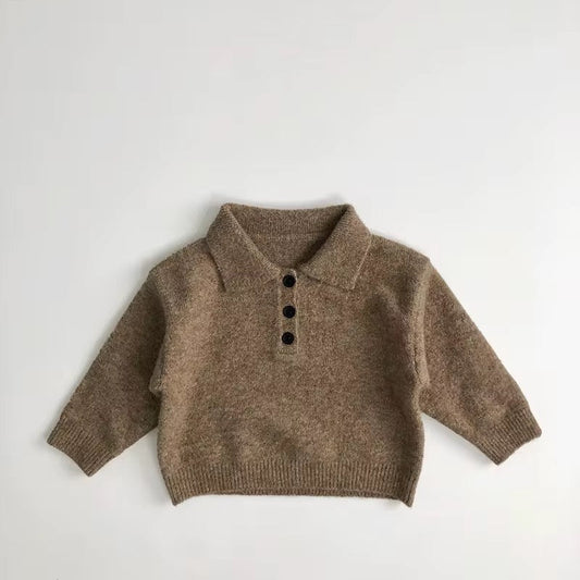 Premium Organic Cotton Toddler Sweater | Made in Peru