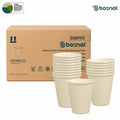 Bosnal - Sugarcane Bagasse Compostable 8 oz Cups – Case of 20 (500 Pcs)