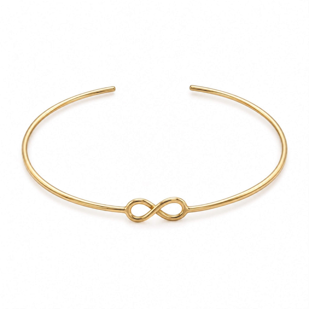 Infinite Cuff Brass Choker Necklace | Saya