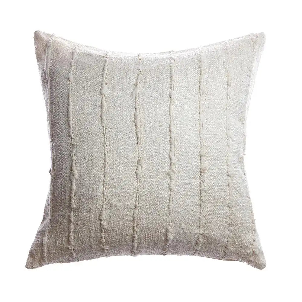 Striped Raw Silk Pillow