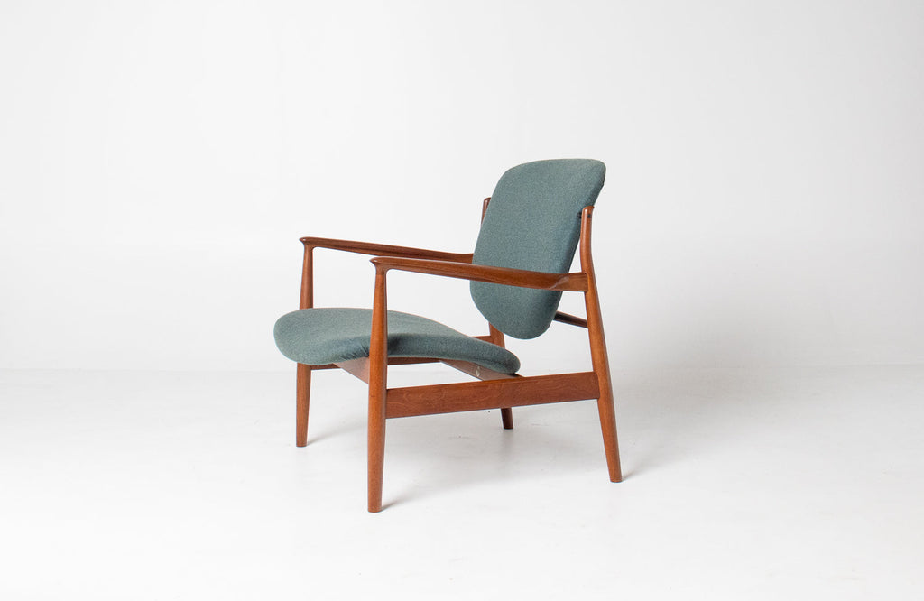 Finn Juhl Model 136 Lounge Chair for France & Son Circa 1950's