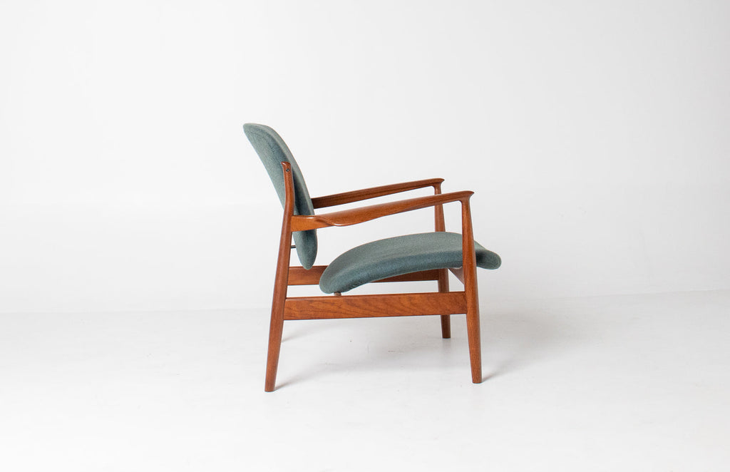 Finn Juhl Model 136 Lounge Chair for France & Son Circa 1950's