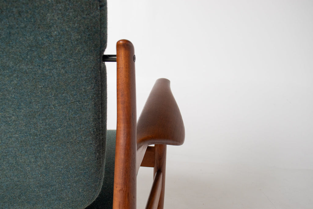 Finn Juhl Model 136 Lounge Chair for France & Son Circa 1950's