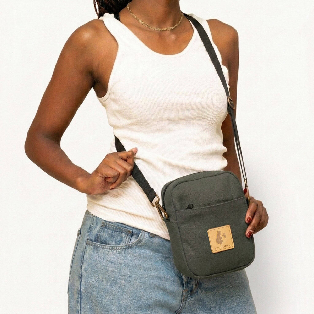 Canvas Crossbody Bag 2L | Rozi Convertible Sling