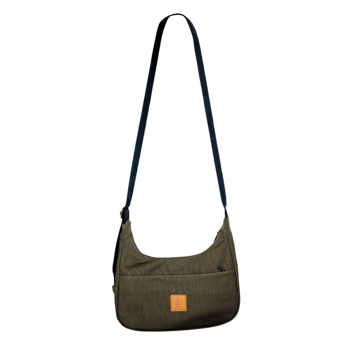 Crescent Canvas Crossbody Shoulder Bag for Women