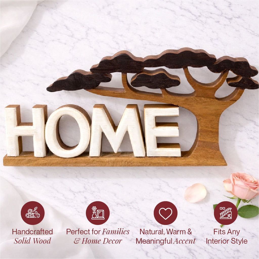 Artisan Form – Handmade Wooden Sculpture, Artistic Decorative Home Accent