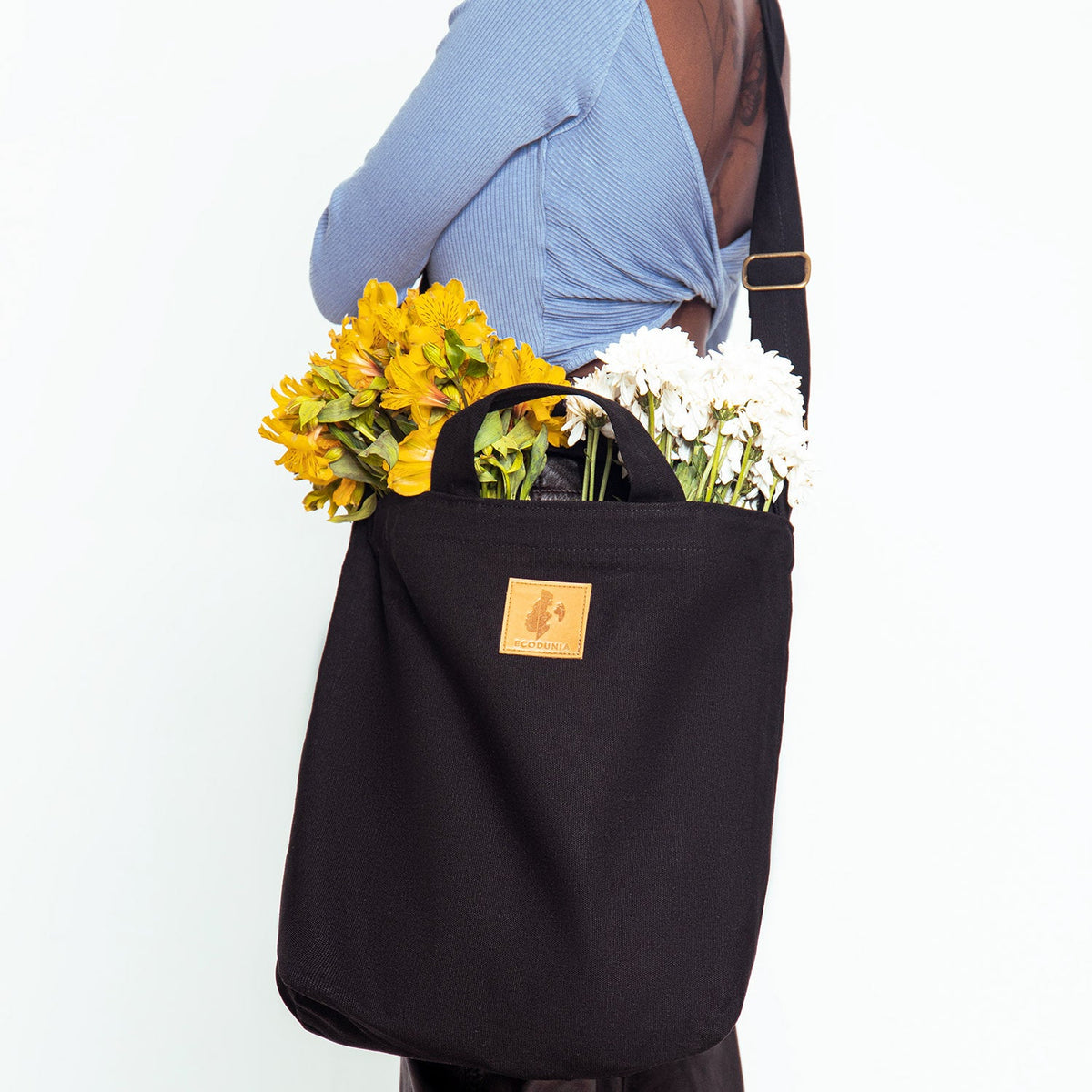 Zippered Canvas Tote Bag | Amani