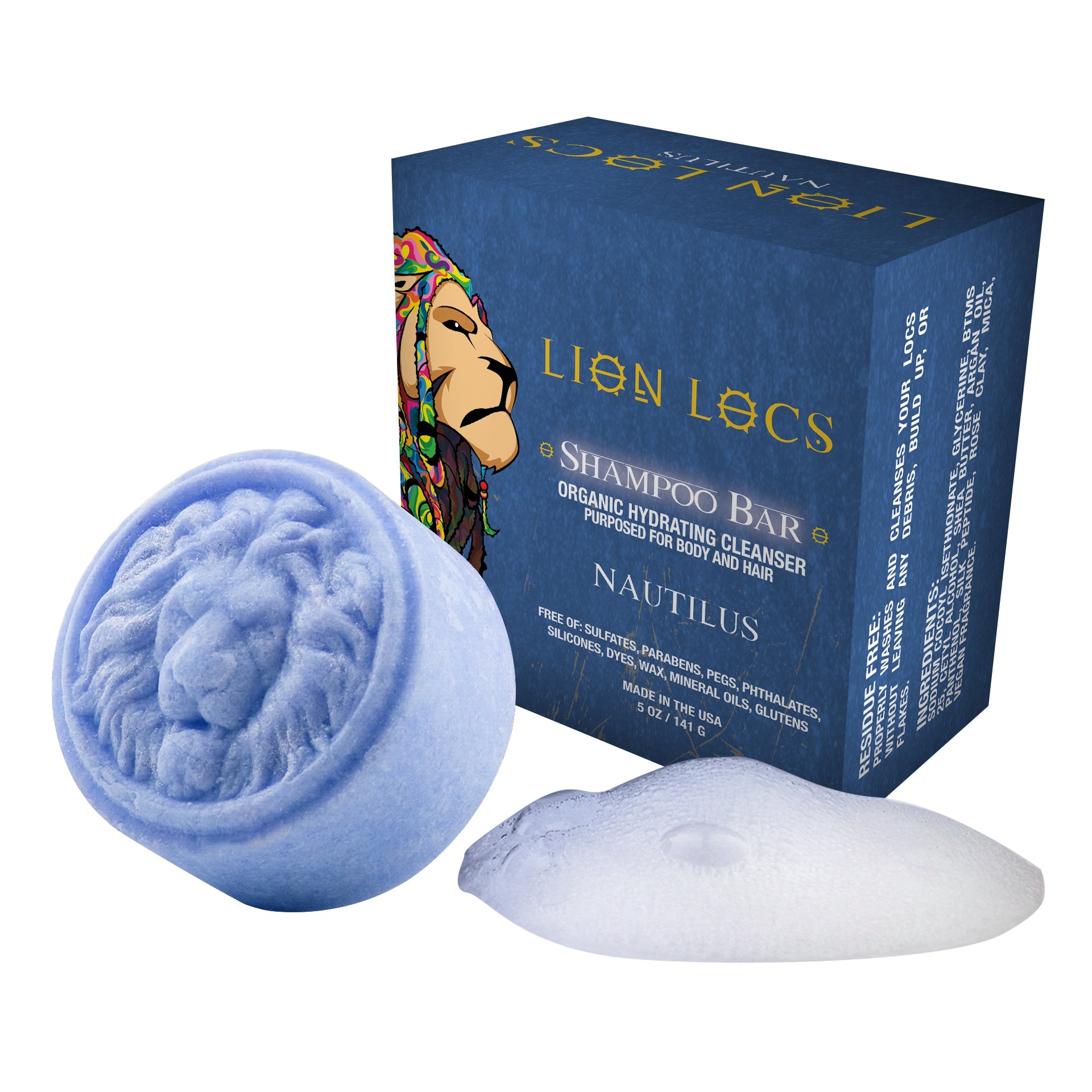 Dreadlock Shampoo Bar & Conditioner - Nautilus