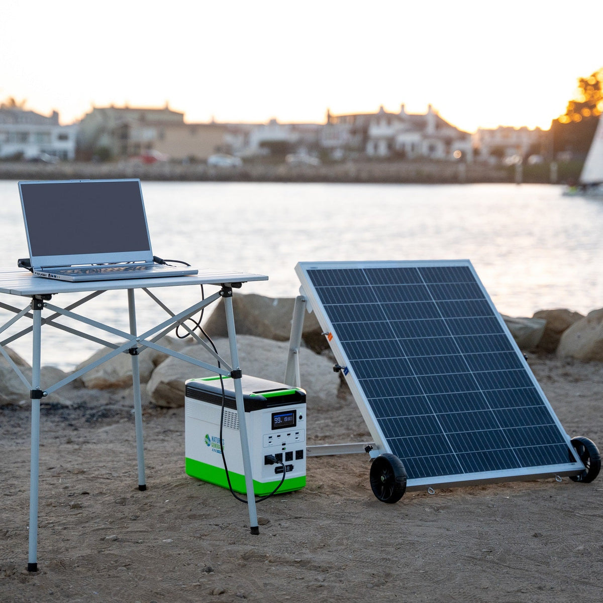 High Capacity Lithium 1800 Solar and Wind Generator