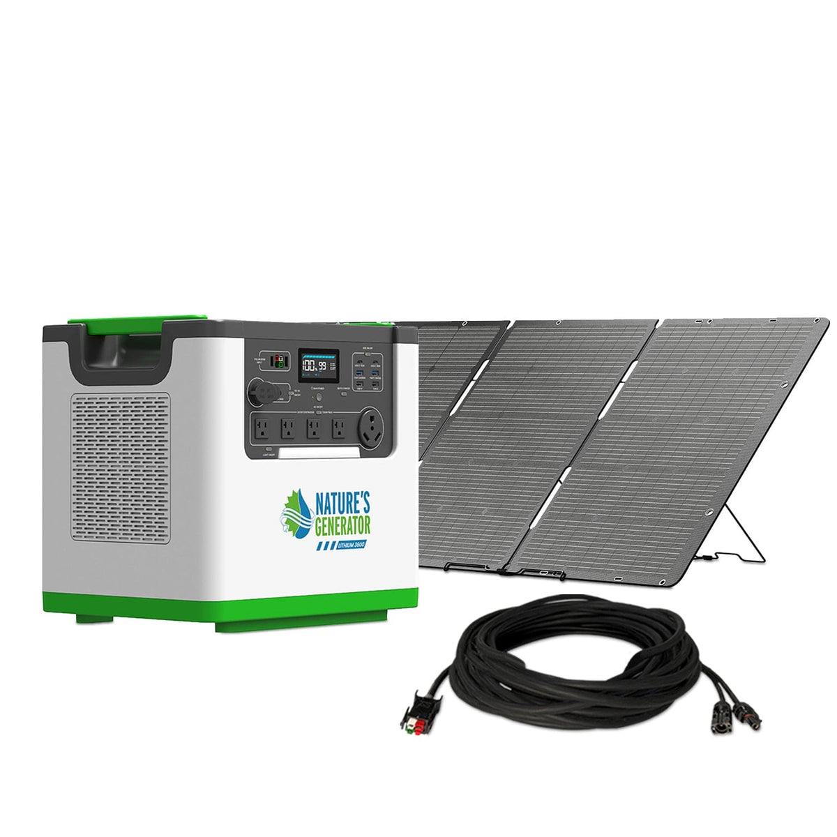 Nature's Generator L3600 Expandable Solar Generator