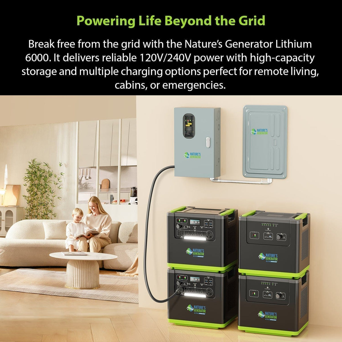Nature's Generator L6000 Expandable Wind Generator