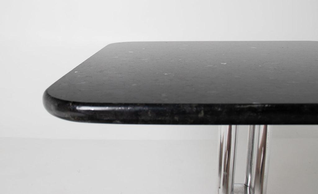 Rare Alexander Girard Side Table in Blue Pearl Granite for Herman Miller