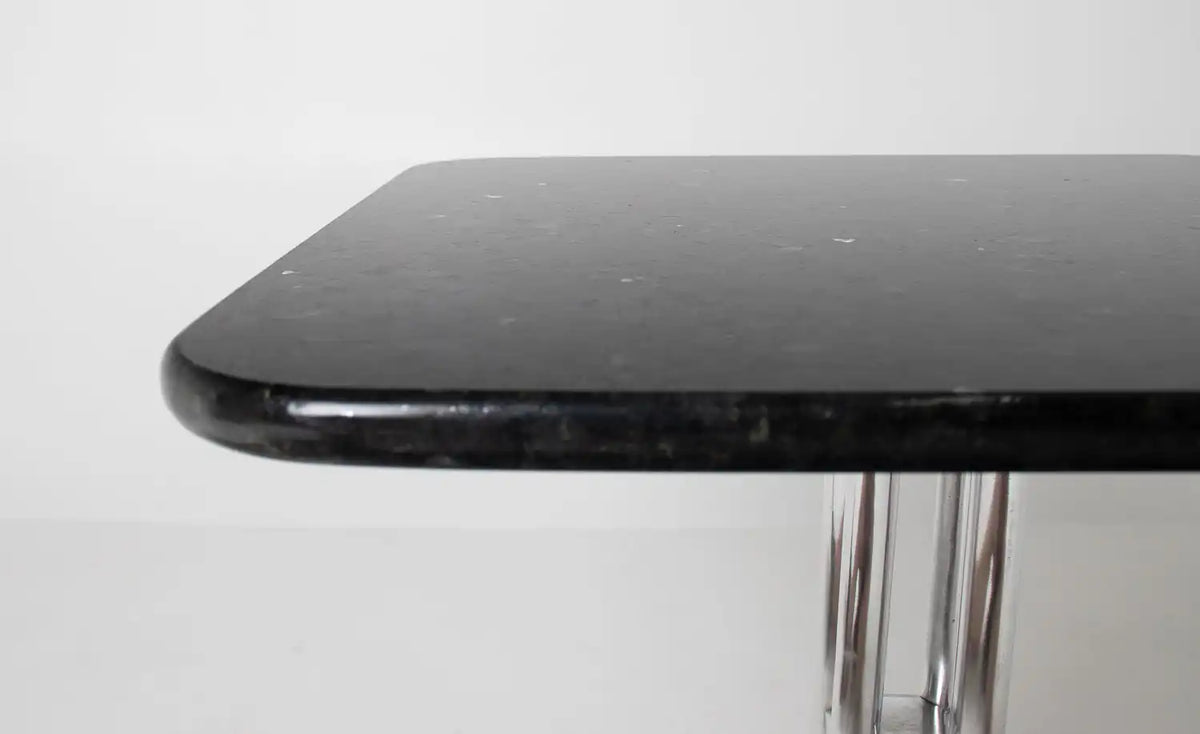 Rare Alexander Girard Side Table in Blue Pearl Granite for Herman Miller