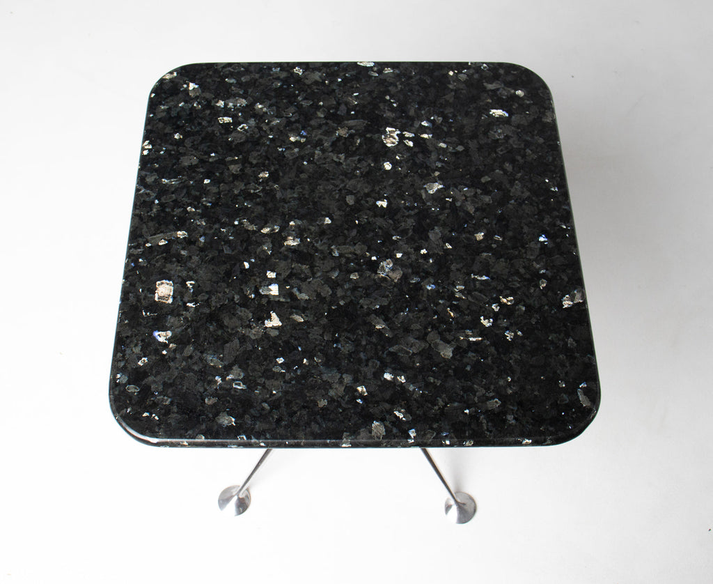 Rare Alexander Girard Side Table in Blue Pearl Granite for Herman Miller