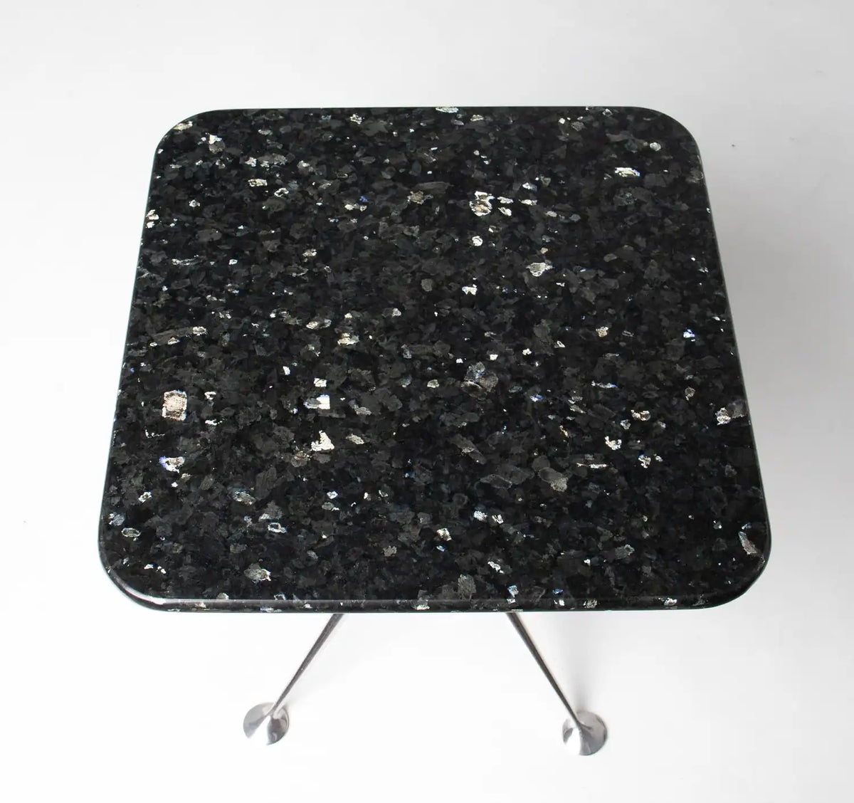 Rare Alexander Girard Side Table in Blue Pearl Granite for Herman Miller