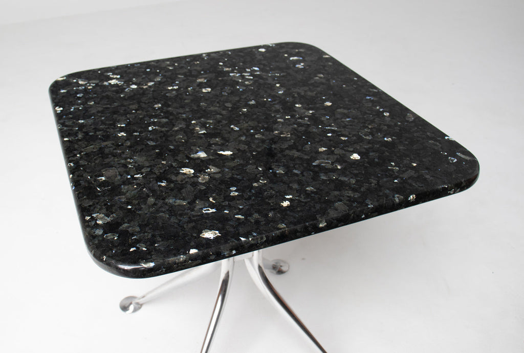 Rare Alexander Girard Side Table in Blue Pearl Granite for Herman Miller