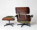 3rd Generation Eames Lounge Chair in Brazilian Rosewood and New Moss Green Leather by Herman Miller