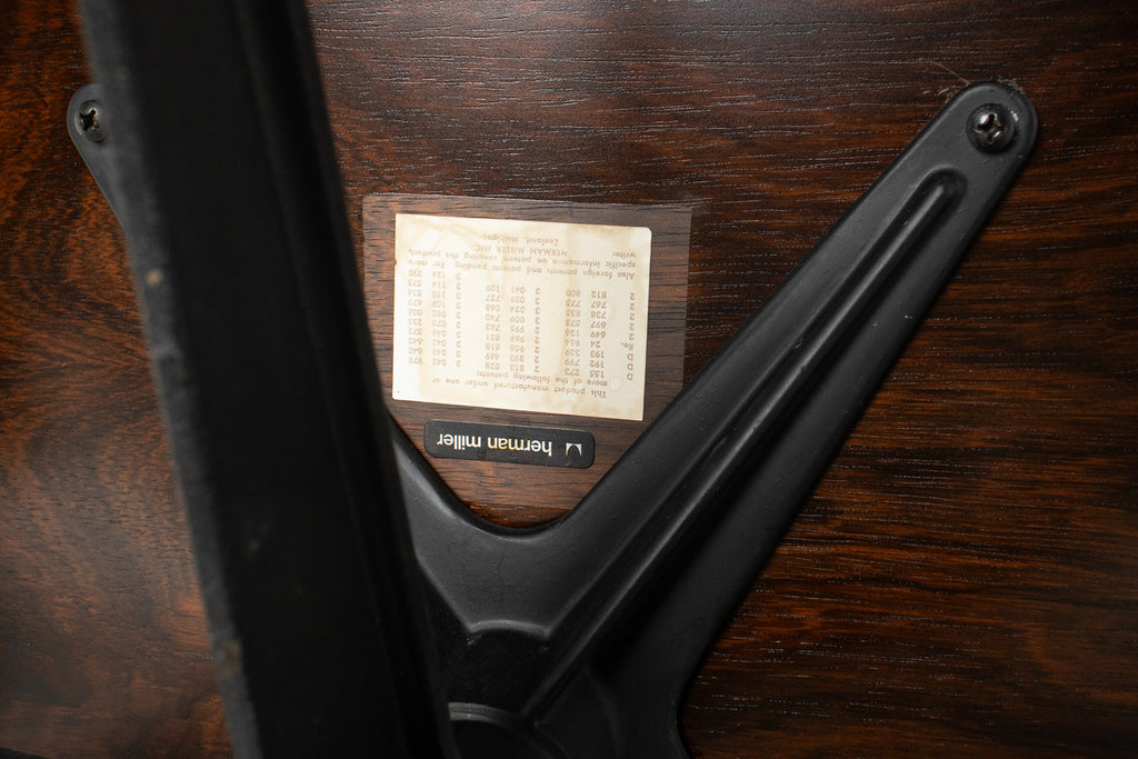 3rd Generation Eames Lounge Chair in Brazilian Rosewood and New Moss Green Leather by Herman Miller