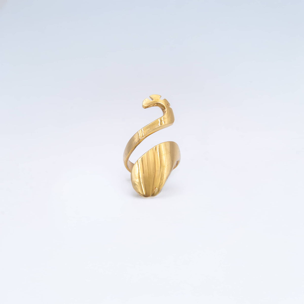 Open Wrap Crossover Ring | Mau