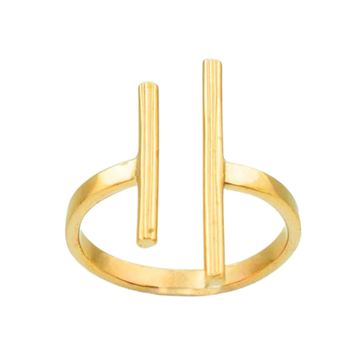 Double Parallel Bar Ring | Mazu