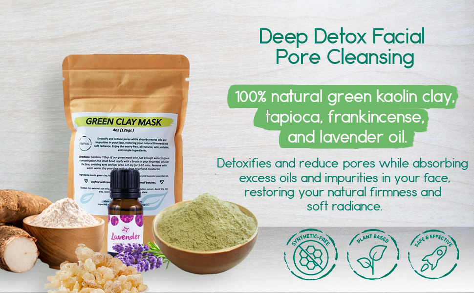 Green Clay Mask | Pore-Refining Facial Detox