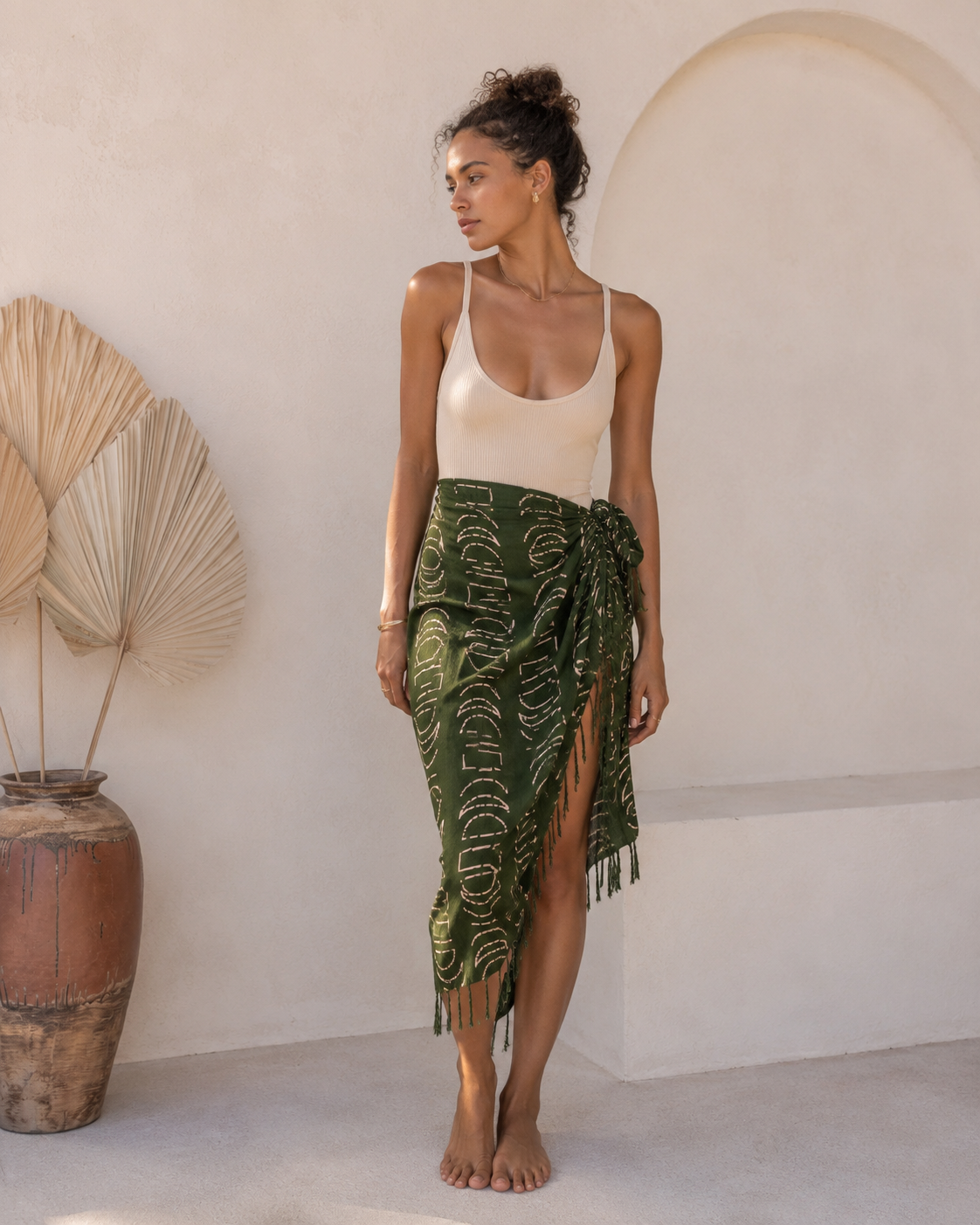 Moon Phase Tapestry Sarong