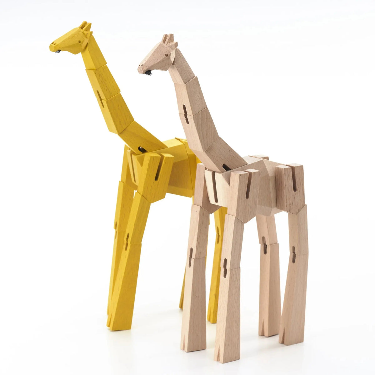 Morphits® Modern Wooden Giraffe Decor – Interactive Puzzle & Art Piece