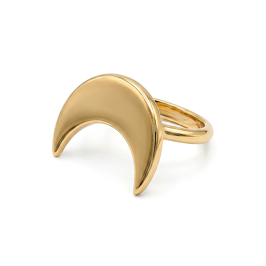 Crescent Moon Ring | Mwenzi