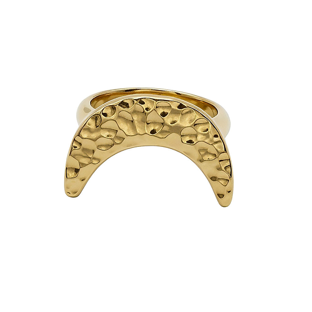 Crescent Moon Ring | Mwenzi