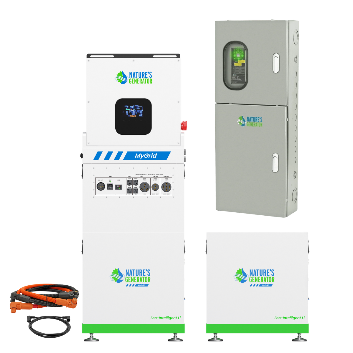 MyGrid 10K with Transfer Switch for House Battery Backup