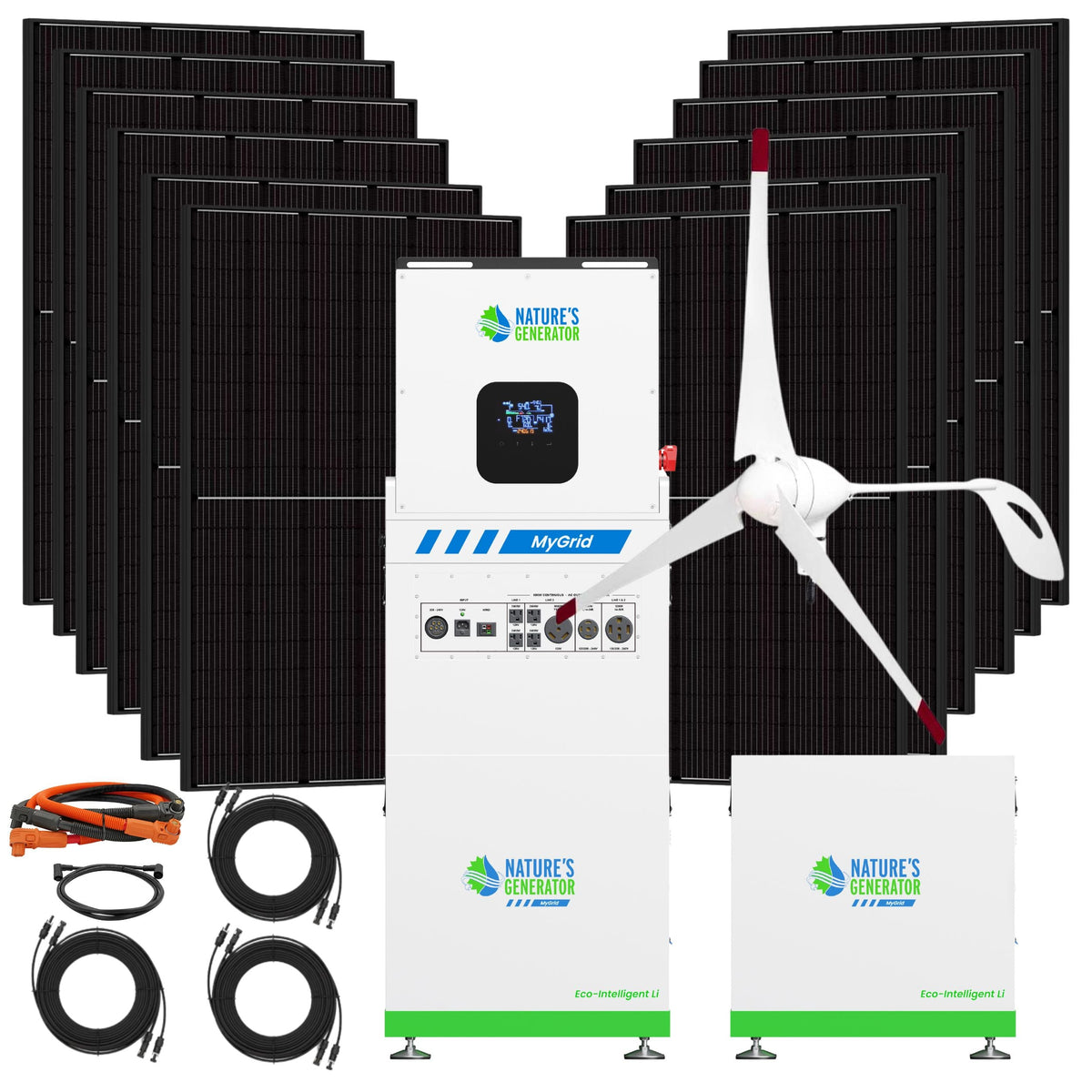 MyGrid 10K Gen 2 Solar and Wind Generator for Home