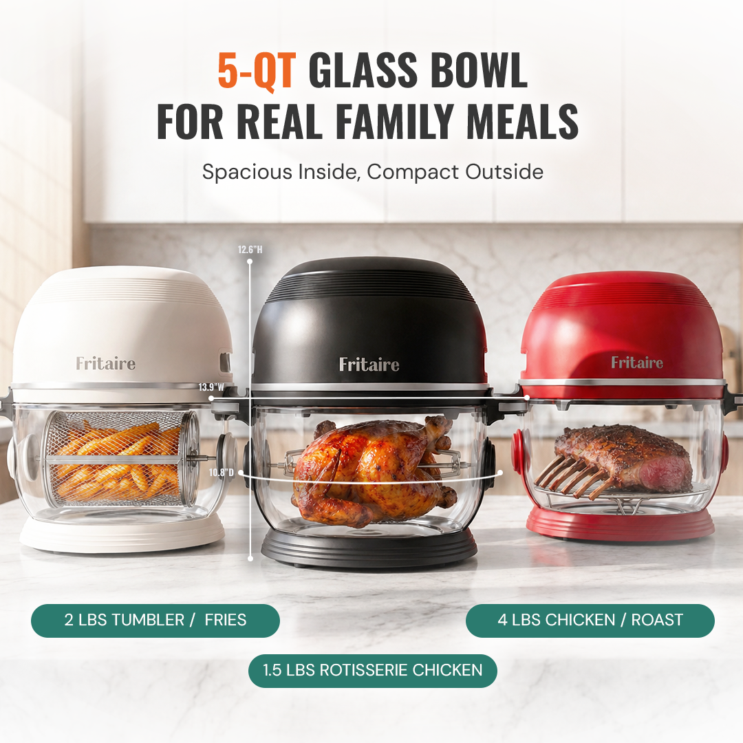 Self-Cleaning Air Fryer™ & Non-Toxic Air Fryer™ - Mauve Rose