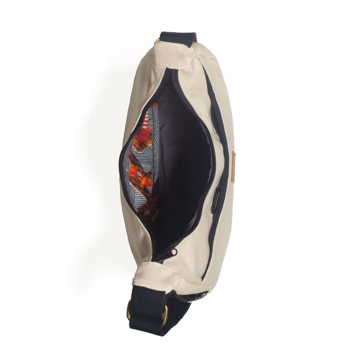 Crescent Canvas Crossbody Shoulder Bag for Women