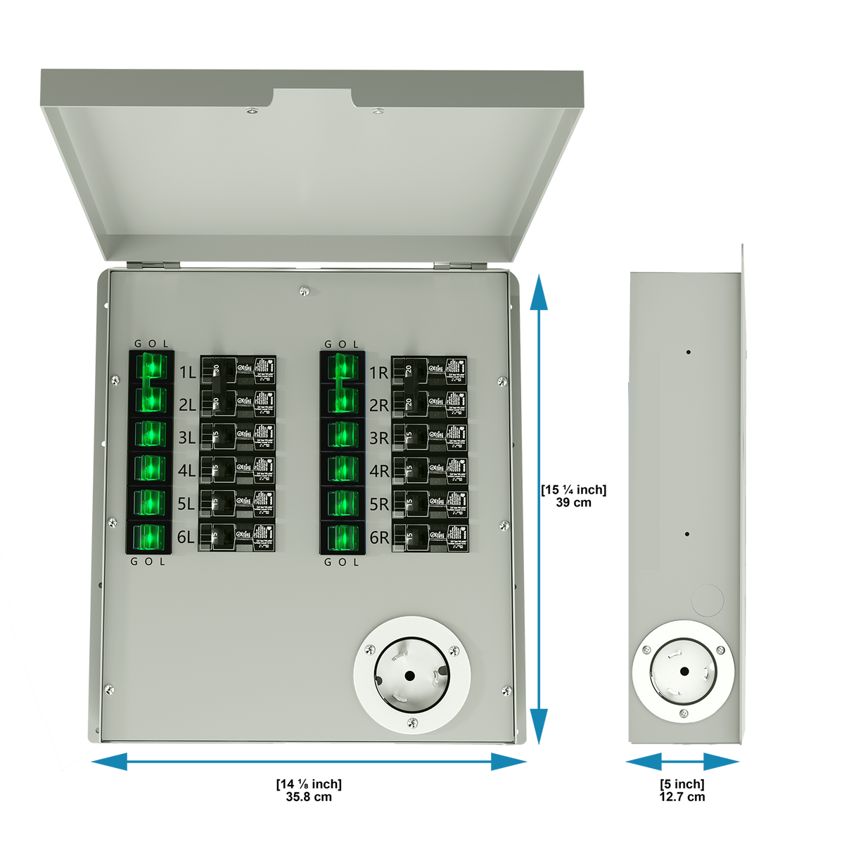 Powerhouse Gen 2 Solar Generator and Transfer Switch