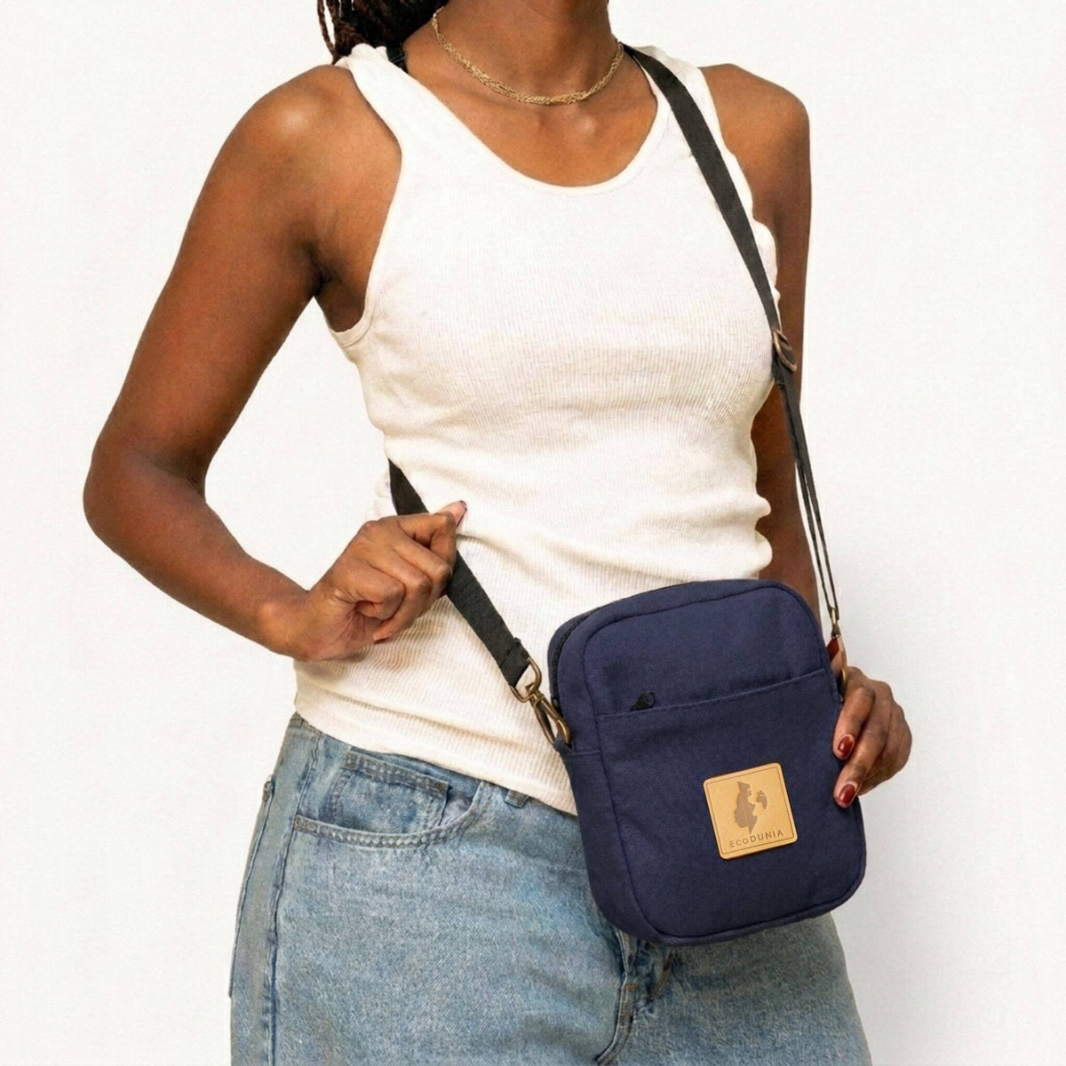 Canvas Crossbody Bag 2L | Rozi Convertible Sling