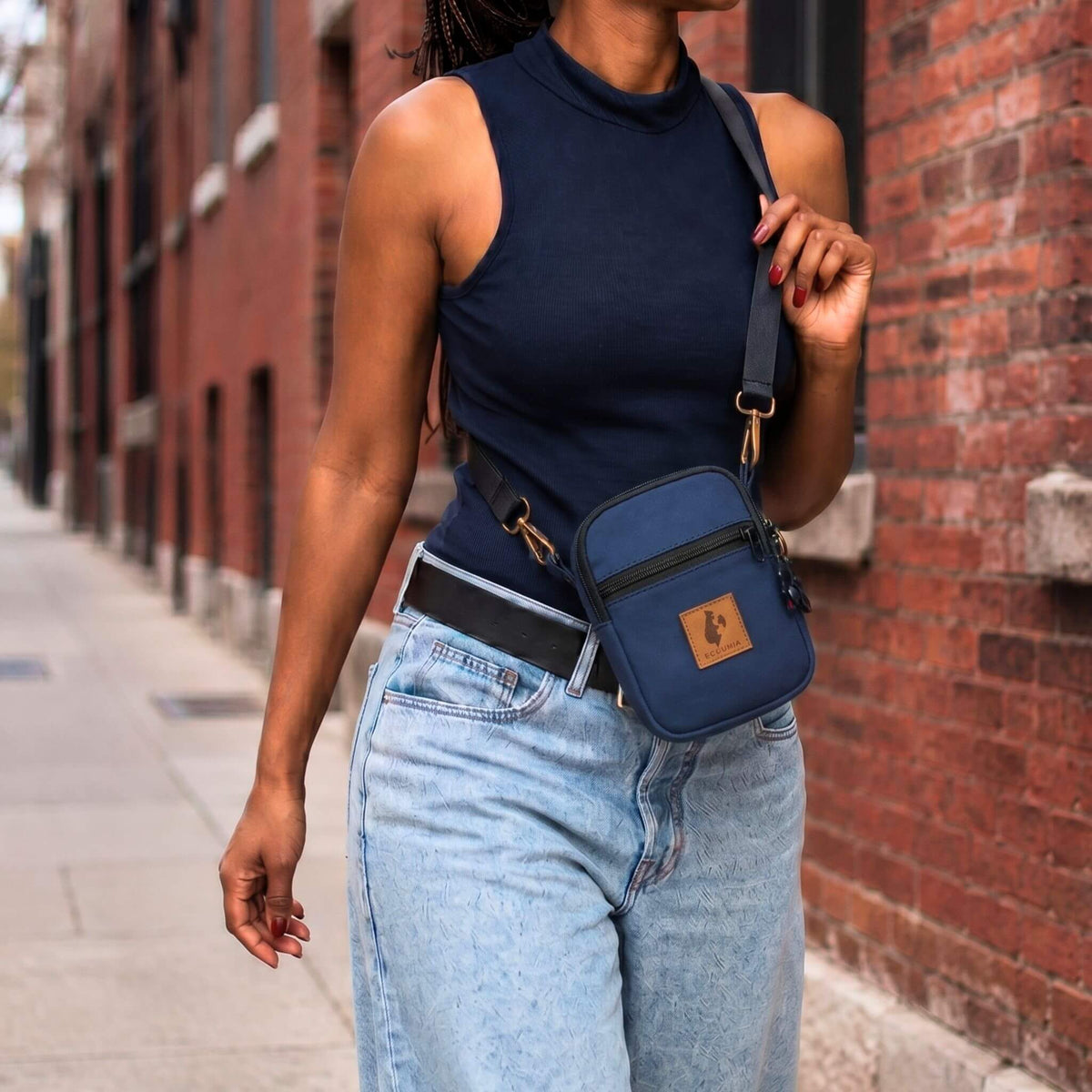 Convertible Canvas Crossbody Sling Bag 1L | Rozi