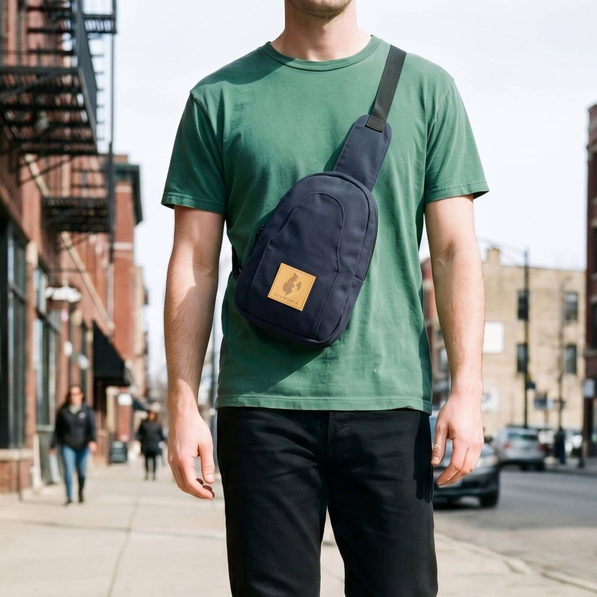 Small Canvas Crossbody Sling Bag | Buru