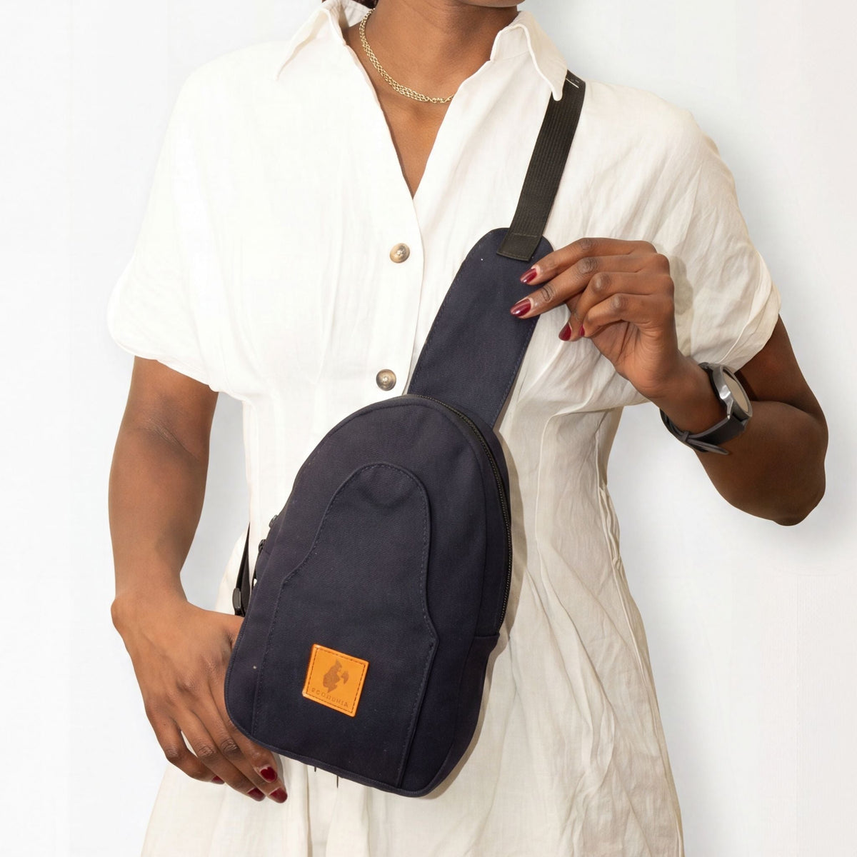 Small Canvas Crossbody Sling Bag | Buru